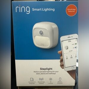 Ring Steplights (2 boxes) White Battery Powered